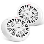 Pyle PLMR692 260W 6x 9 inch 2 Way Marine Speaker - White