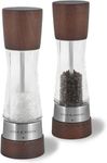 Cole & Mason Derwent Salt and Pepper Grinder Set - Forest Wood Mills Include Gift Box, Gourmet Precision Mechanisms and Premium Sea Salt and Peppercorns