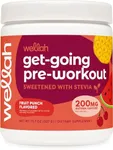 Wellah Get-Going Pre-Workout Drink Mix (Fruit Punch Flavored, 30 Servings)