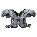 XTECH X2 Football Shoulder Pads - Best Configuration for OG, DT - Advanced Lightweight Pad for Adult Mens and High School Players (Standard, X-Large: 20-21")