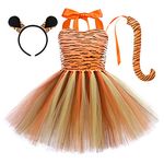 OBEEII Lion Costume for Kids - Fancy Dress Animal for Boys and Girls - Children Cosplay Dress UpCostumes 7-8 Years