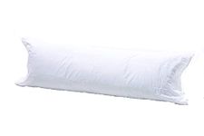 AmigoZone Bolster Pillowcases - Pregnancy Maternity Orthopaedic Support Pillowcase (Double 4.6FT(52"), White)