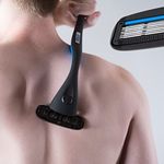 Back Shaver - Back & Body Shavers for Men, Replaceable Blade Heads, Ergonomic Long Handle…