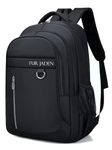 FUR JADEN 35L Travel Professional Backpack with 15.6 Inch Laptop Compartment I 3 Large Compartments I Organizer Pockets I For Men Women Boys Girls I School and College Bagpack (Black)