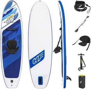 Hydro-Force SUP, Inflatable Stand Up Paddle Board, Complete Set with Kayak Conversion Kit, Multiple Styles, Sizes 11.2FT, 10FT, 9FT