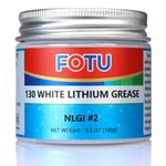 FOTU White Lithium Grease,Excellent Lubricant Silicone Dielectric Grease for Bearing Grease,Marine Grease, More Durable Than Garage Door Lubricant Spray (1 Pack, 3.5 oz)