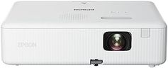 Epson CO-FH01 Video projecteur Intelligent Full HD 1080p, Technologie 3LCD, 3000 Lumens, Connexion USB/HDMI, Correction Horizontale Verticale du trapèze, Haut-Parleur intégré, Projection jusqu'à 378"