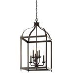 Kichler Lighting 42568OZ Larkin 6-Light Foyer Pendant, Olde Bronze Finish by Kichler