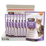 VETIQ Healthy Bites Serene Calming for Cats (65g) Cat Calming Products for Stress and Separation Anxiety, Tasty Low Calorie Calming Cat Treats, High in Protein