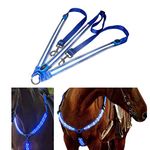 AimdonR LED Horse Harness, Horse Breastplate Collar High Visibility Tack for Riding, Adjustable Safety Equipment