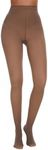 Fleece Lined Tights Women - Winter Warm Thermal Thick Tights for Women Pantyhose Fake Translucent leggings