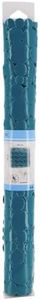 Bubbles Non-Slip Square Shower Mat Solid Peacock Blue 20″L X 20″W