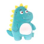 Comfheat Microwave Heating Pads Unscented, for Cramps & Anxiety Stress Relief, Cute Stuffed Dinosaur for Bedtime, Microwavable Moist Heat Pack, Gifts for Women Girls Kids, with Washable Cover