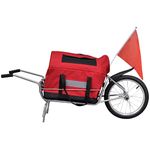 vidaXL Bicycle Cargo Trailer One-wheel with Storage Bag