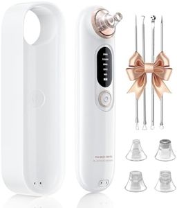 Aspirateur Point Noir 5 Modes Extracteur Point Noir Avec 4 embouts remplaçables Extracteur Point Noir Visage Rechargeable Anti Point Noir Convient aux garçons et aux filles pour une utilisation