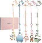 MumEZ Dummy Clip - 5 Pack Pacifier 