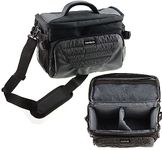 Navitech Grey Shoulder Camcorder Bag Compatible With Panasonic HC-V785 Full HD HDR 20x Zoom Camcorder