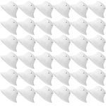 Xtinmee 36 Pcs Washed Cotton Bucket Hats Bulk Packable Unisex Trendy Lightweight Travel Summer Sun Hats for Women Men (White)