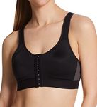 Amoena Women's Ester Post Surgical Bra, Black, (34) A