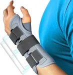 FEATOL Wrist Brace Splint Carpal Tunnel for Women Men, Night Wrist Sleep Support Brace. Left Hand, Large/X Large, Hand brace for Sprain, Carpal Tunnel, Syndrome,Arthritis, Tendonitis, Wrist Pain