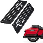 Black Anodized Billet Hard Saddlebag Bags Latch Cover for Harley-Davidson Touring 1993-2013