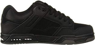 DVS Men's ENDURO HEIR Skate Shoe Black Leather, 11 Medium US