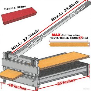 PrecisionCuts Pro 330mm Floor Cutter – Heavy Duty Tile & Laminate Cutter