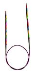 KnitPro 40 cm x 3.5 mm Symfonie Fixed Circular Needles, Multi-Color