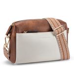 BOSTANTEN Small Crossbody Bags for women Designer Cell Phone Purse Shoulder Handbag Wallet Beige