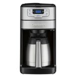 Cuisinart 10 Cup Coffee Maker with Grinder, Automatic Grind & Brew, Black/Silver, DGB-450NAS
