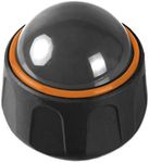 Teeter Massage Roller Ball for Gentle Massage, Deep Tissue Relief, Myofascial Release, Trigger Point Therapy (Charcoal/Orange)