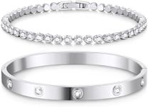 doubgood Silver Bracelets for Women