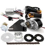L-faster 250W Electric Conversion Kit for Common Bike Left Chain Drive Customized for Electric Geared Bicycle DerailleurTwist Kit