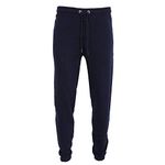 H&F Jogging Pants Mens Tracksuit Bottoms Trousers Casual Mens Joggers for Men UK Zip Pockets Elasticated Cuff Classic Jog Pants Jog Sweatpants Sports Joggers Leisure Gym Yoga Pants (Navy Blue, M)