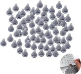 Pandairftr 100pcs Shower Head Replacement nozzles,shower nozzle,Silicone Shower Nozzle,Shower Head Nozzle,Shower head Spray Hole Silicone Nozzle，Wash Water Outlet Granules Repair Parts Kit