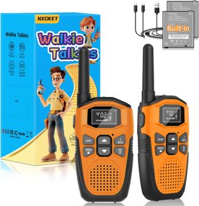 NXGKET Long Range Walkie Talkies, 2-Pack – Two-Way Radios