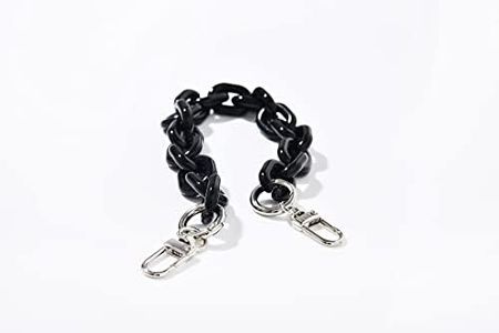 ETUUI Cadena Universal para teléfono móvil Candy Chain ​​​​- Plata negra I Pulsera de Cadena para teléfono móvil, Modelo apilado I Llavero para iPhone Samsung and Co.