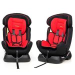 Happy Bear Baby Car Seat for 1-7 Years Kid with Safety Belt, 360 Rotatable, 5 Point Safety Harness, Side View Protection, Better Stability, Easy to Carry- Red.