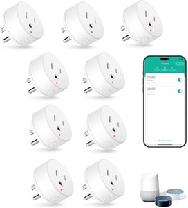 NineLeaf Smart Plug, WiFi Plugs Compatible with Alexa & Google Assistant via Tuya