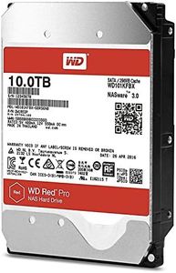 Western Digital 10TB WD Red Pro NAS Internal Hard Drive - 7200 RPM Class, SATA 6 Gb/s, CMR, 256 MB Cache, 3.5" - WD101KFBX (Old Version)