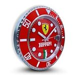 FAN CLOCK Ferrari Wall Clock, 100% 