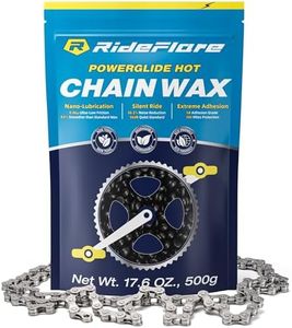 RideFlare Premium Chain Wax 500g – Hot Melt Bike Chain Lubricant with Ultra Low Friction Formula – Long-Lasting, Eco-Friendly Bike Wax for Superior Drivetrain Protection