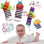 Baby Wrist Rattle Foot Finder Socks