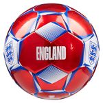 England FA Football - Soccer Ball for Adults Teenagers Kids Training Football Size 3, 4 or 5 - England Merchandise (Red/Blue, Size 5)