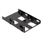 Corsair Dual SSD Mounting Bracket (3.5” Internal Drive Bay to 2.5", Easy Installation) Black