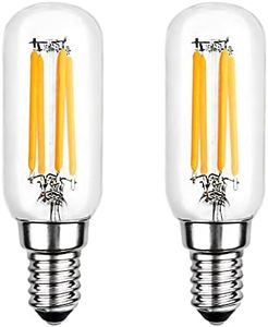 Bombilla LED Campana Extractora E14 T25 4W Luz Fria 6000K 400LM, AC 220V, Equivalente a Bombilla Tubular E14 40W, Filamento Retro LED E14 para Campana Cocina, No Regulable, pack de 2