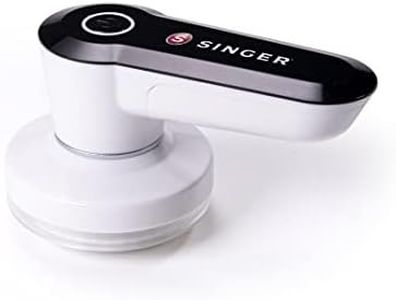 SINGER Kompakter Stoffrasierer und Fusselentferner, batteriebetrieben, tragbar, leistungsstark