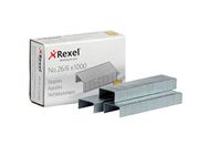 Rexel No.56 26/6 mm Standard Staples, For Stapling up to 20 Sheets, Use with Desktop Staplers and Pliers, Box of 1000, ACCO6131