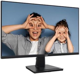 MSI PRO MP275 27 Inch Full HD Office Monitor - 1920 x 1080 IPS Panel, 100 Hz, Eye-Friendly Screen, Built-in Speakers, Tilt-Adjustable - HDMI 1.4b, D-Sub (VGA)