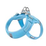 WINHYEPET Truelove Dog Harness Soft Mesh Reflective Breathable Step-In Dog Harness,Easy Adjustment Harness with Safety Buckle for Extra Small and Small Dogs, Vest Harness TLH3013(Sky Blue,S)